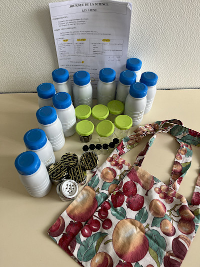 kit pédagogique ouie odorat toucher
